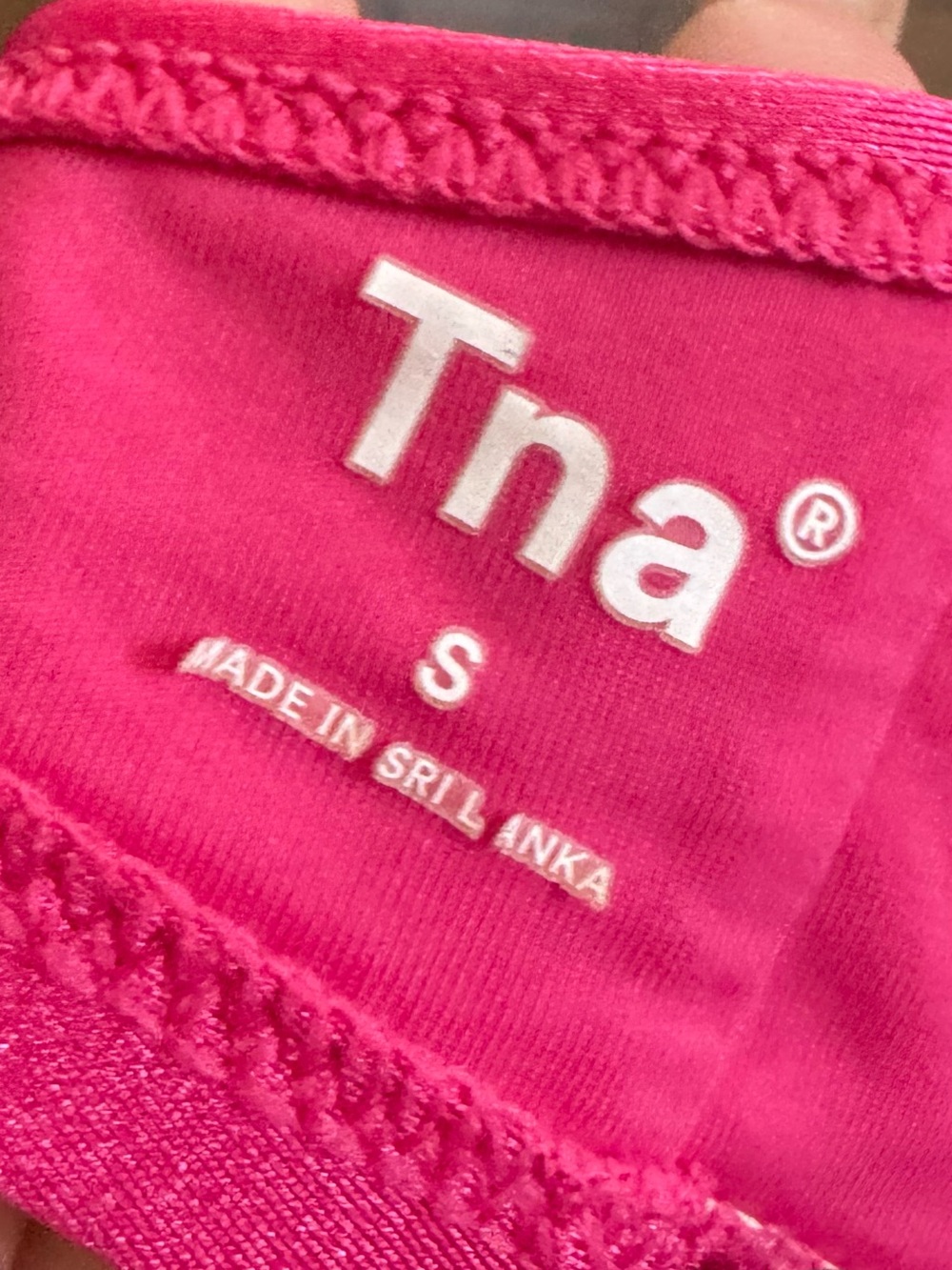 TNA Aritzia hot pink bikini swimsuit set - Picture 4 of 6